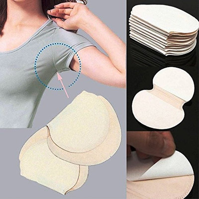 Auwer 30pc Underarm Adhesive Sweat Pad Armpit goodbye Antiperspirant Deodorant Deodera