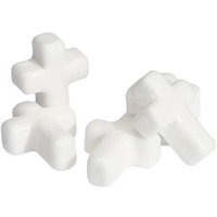 Mini White Candy Crosses: 5 LBS