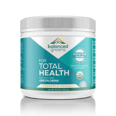 Balanced Greens Total Health - Formulated by Dr. Cindy Schmillen to Target Health Issues, Provide prevention, Vibrant Health and Energy