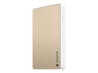 Mophie - Juice Pack 6000 Mah Portable Charger For Most Mini USB Devices - Gold