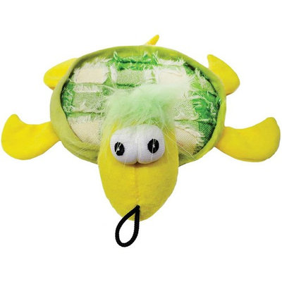 Plush Tishy Turtle Dog Toy, 10.5
