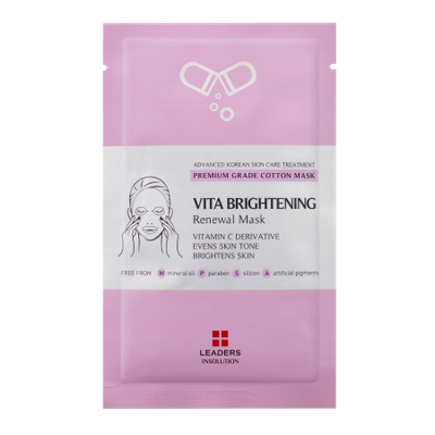 Leaders Cosmetics Vita Brightening Renewal Mask (Pack of 3)