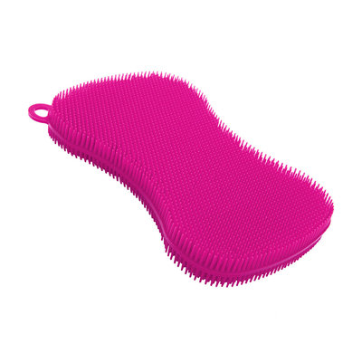 Kuhn Rikon Stay Clean Scrubber Sponge, Pink