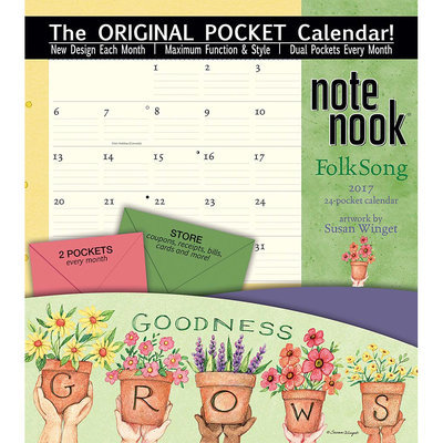 Folk Song 2017 Notebook Calendar