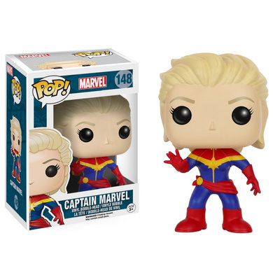 Marvel Unmasked Captain Marvel Pop! Vinyl Figure