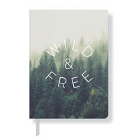 Fringe Studio 'Wild & Free' Paperback Journal - Green