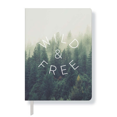 Fringe Studio 'Wild & Free' Paperback Journal - Green