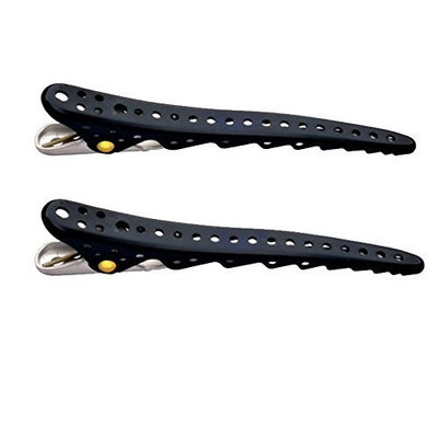 YS Park 4 Pack BLACK Hair Sectioning Shark Clips, 8 Clips Total. 100% Geniune when bought from ProHairTools by Y.S.Park