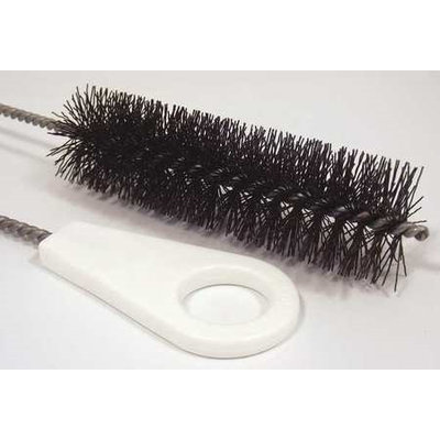 TOUGH GUY 2VHG2 Pipe Brush w/ Hndl, Nylon, Brwn,18 In. OAL