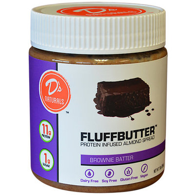 D's Naturals(tm) Fluffbutter(tm) Protein + Almond Butter - Brownie Butter