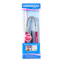 Tweezerman Smooth Finish Facial Hair Remover Tool, Pink
