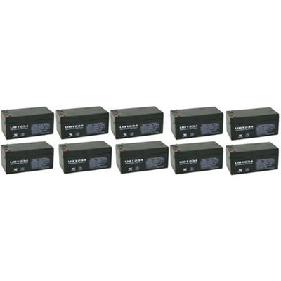 12 volt 3.4 Ah SLA Battery - 10 Pack
