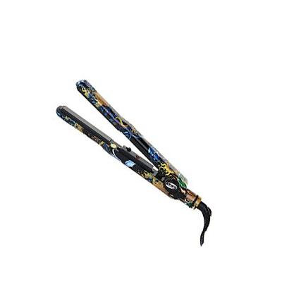 Straightening Flat Iron Turbo Tattoo - Black Tattoo