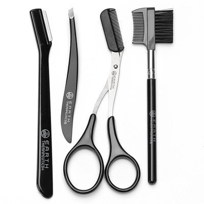 Earth Therapeutics 4-pc. Eyebrow Grooming Gift Set (Black)