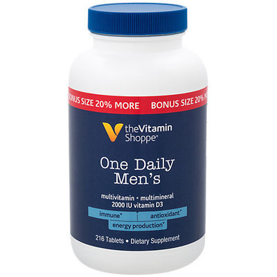 The Vitamin Shoppe One Daily Mens Multivitamin