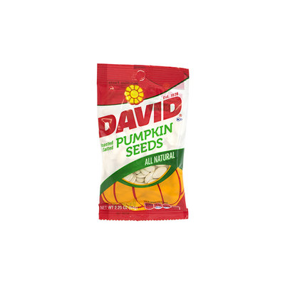 David Pumpkin Seeds, 2.25 oz, 12 Count