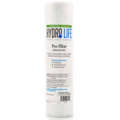 Camco Hydro Life 52711 Hydroponics Sediment/Pre-Filter Replacement Cartridge