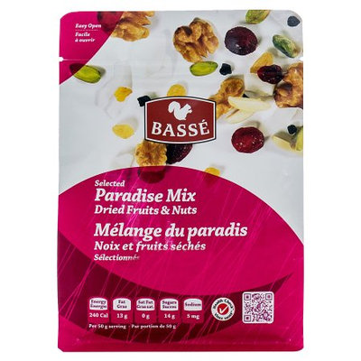 Basse Nuts Basse Selected Paradise Mix, Dried Fruits and Nuts (7oz.) Dried Cranberries Dried Cherries Toast Coconut Toast Life!