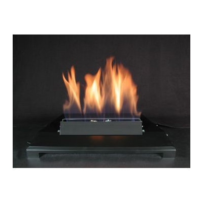 American Fireglass 20 Single Face Black finish Propane Burner with Variable Control