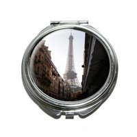 Paris - Eiffel Tower at Day Compact Purse Mirror