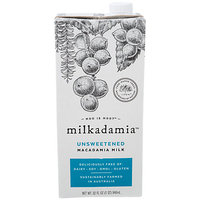 Milkadamia Macadamia Milk, Unsweetened, 32 Fl Oz