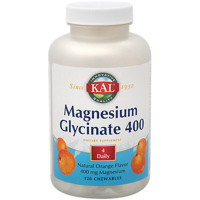 Magnesium Glycinate 400 Orange Kal 120 Chewable