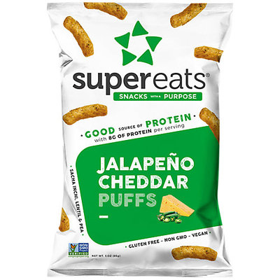 Supereats Jalapeno Cheddar Protein Puffs