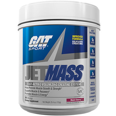 GAT Sport JetMASS - 30 Servings Black Cherry
