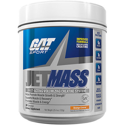 GAT Sport JetMASS - 30 Servings Orange Crà me