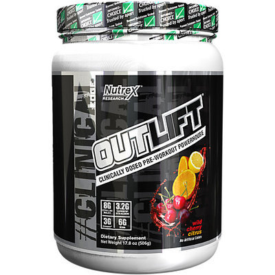 Nutrex Research Outlift, Wild Cherry Citrus, 20 Servings