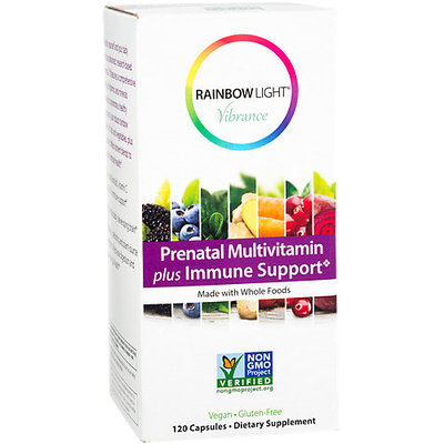 Prenatal Multivitamin Plus Immune Support, 120 Vegetarian Capsules, Rainbow Light
