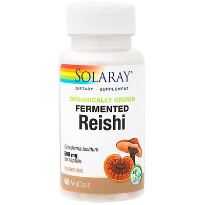 Organically Grown Reishi Mushroom Solaray 60 VCaps