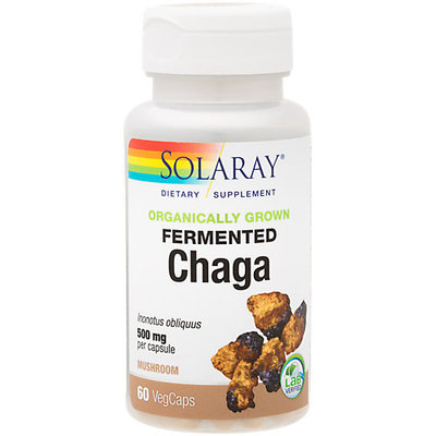 Organically Grown Chaga Mushroom Solaray 60 VCaps