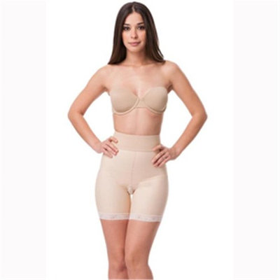 Isavela BE04 Stage 2 Open Buttock Enhancer Mid Thigh Girdle, Black - Large