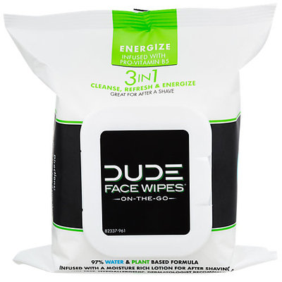 Dude Wipes Face Wipes Energize