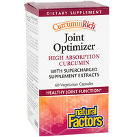 CurcuminRich Joint Optimizer Natural Factors 60 VCaps