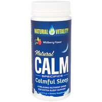 Natural Calm Calmful Sleep - Wildberry, Nutrient Drink Mix, 4 oz, Natural Vitality
