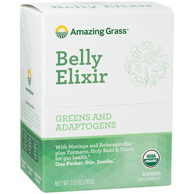 Elixir Belly Blend Amazing Grass 10 Packets Box