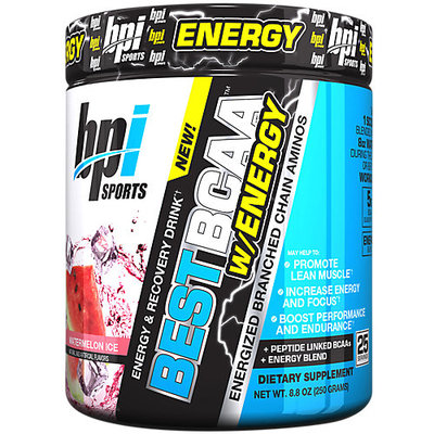 BPI Sports Best BCAA W/Energy - 25 Servings Watermelon Ice