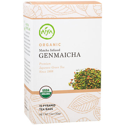 Aiya America Organic Matcha Infused Genmaicha