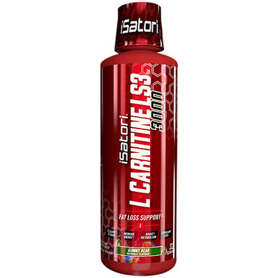 Isatori Sports Nutrition L Carnitine LS3 3000 Gummy Bear 16 Fluid Ounces Liquid GUMMY BEAR