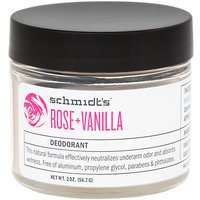 Schmidt's Deodorant Schmidts Deodorant 231105 2 oz Rose Plus Vanilla Deodorants Jars