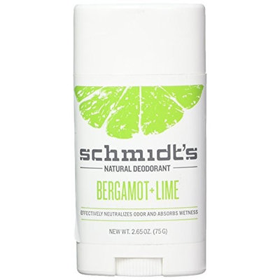 Schmidt's Natural Deodorant Stick - Bergamot Lime - 3.25 oz.