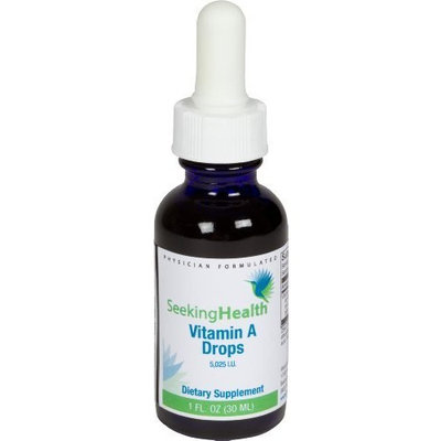 Vitamin A Drops | Seeking Health | 5,025 IU of Vitamin A | Liquid Vitamins | Supports Prenatal Vitamin Regimine