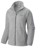 Columbia Women's Benton Springs Full Zip Fleece Jacket - Large - Light Gray