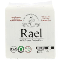 Rael, Organic Panty Liners, Regular, 20 Liners