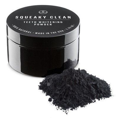 Squeaky Clean Activated Charcoal Teeth Whitening Tooth and Gum Powder. A Safe All Natural Toothpaste Whitener Alternative.