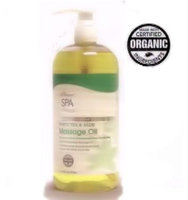 B2 Organic SPA White Tea & Aloe Massage Oil 32 oz. (Pack of 2)