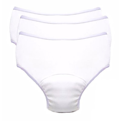 Careactive Ladies Reusable Incontinence Panty 10oz 3-Pack - Size -3X-Large 45-48