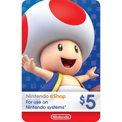 eCash - Nintendo eShop Gift Card $5 (Email Delivery)